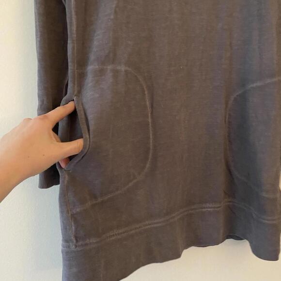 ATHLETA dark gray long sleeve turtleneck sweater - Picture 4 of 7